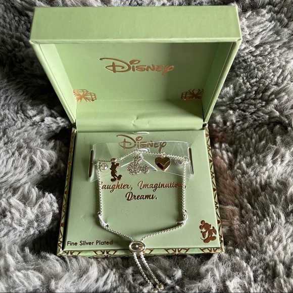 Disney Jewelry - Disney Mickey Mouse fine silver plated bracelet
